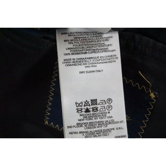 Brooks Brothers Madison Brookscool CURRENT Wool Blend Gray Striped 2 Pc Suit 40R - Picture 12 of 14